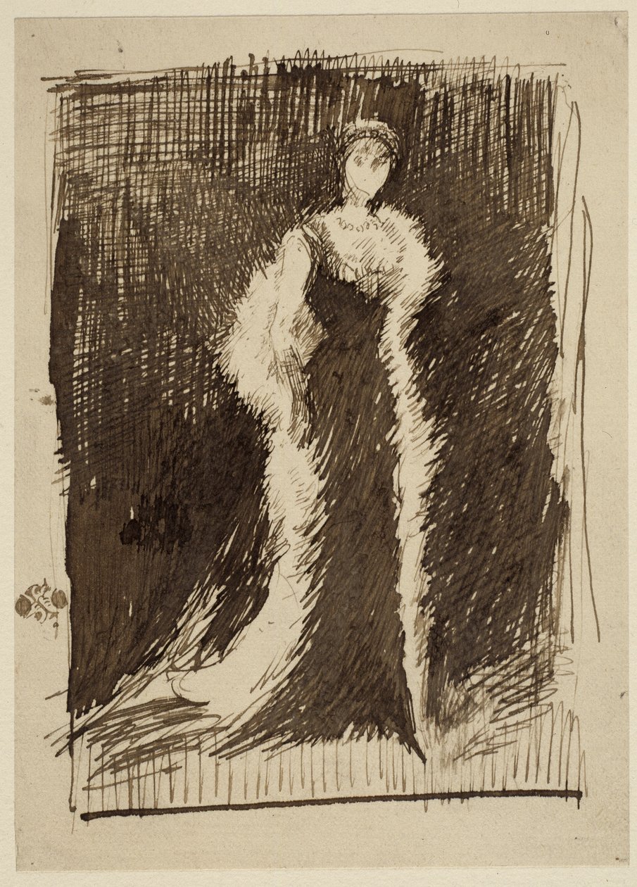 Siyah Aranjman Çalışması: Lady Meux, 1881 by James Abbott McNeill Whistler