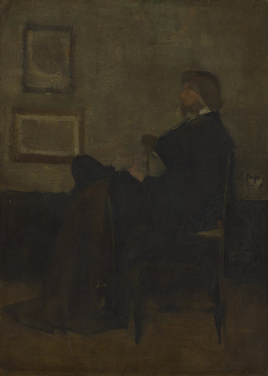 Gri ve Siyah Düzenleme Çalışması, No. 2: Thomas Carlyle