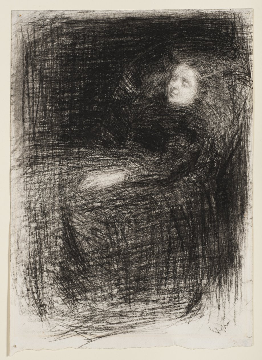 "Uyuyan" Çalışması, 1863 by James Abbott McNeill Whistler