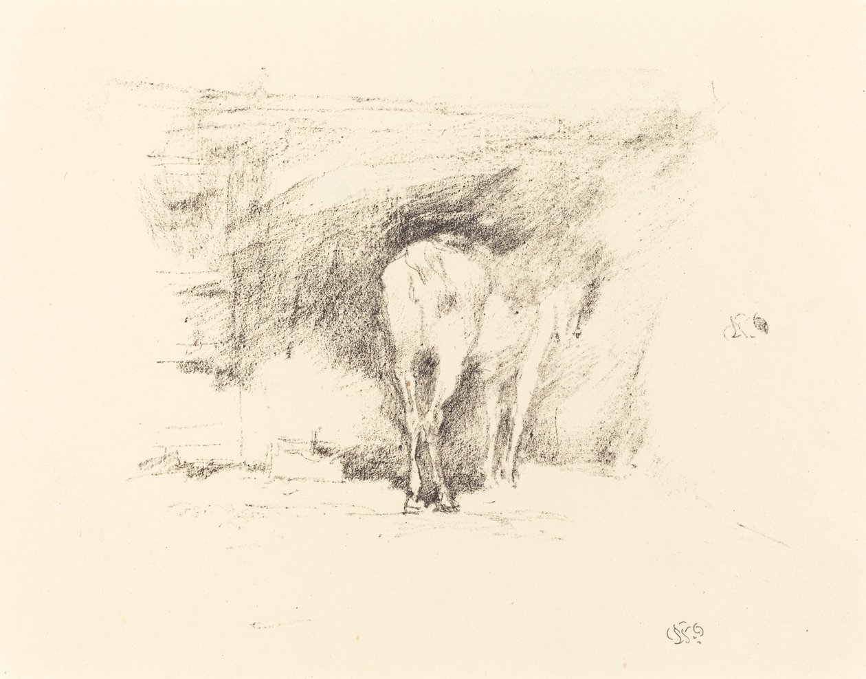Bir Atın İncelenmesi, 1895. by James Abbott McNeill Whistler