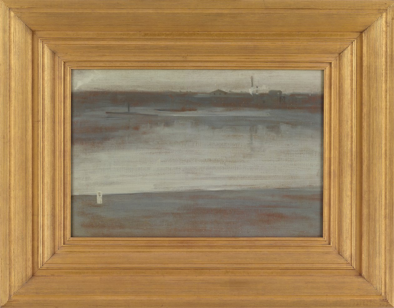 Gri Senfoni: Sabah Erken, Thames, 1871. by James Abbott McNeill Whistler