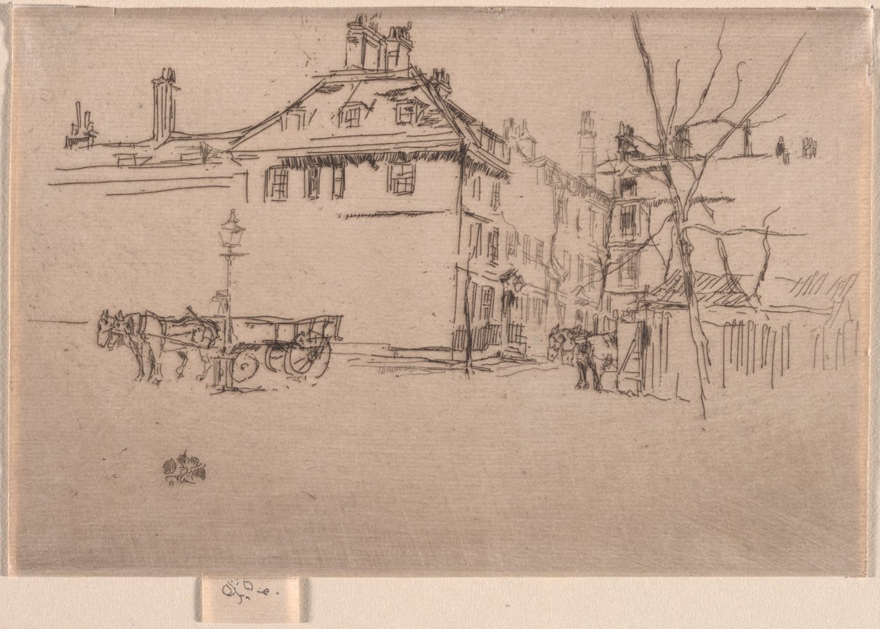 Tapınak, 1886. by James Abbott McNeill Whistler
