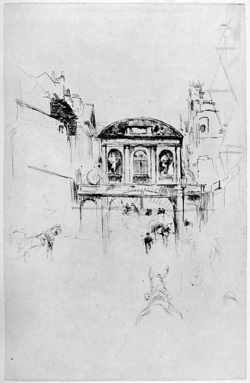 Tapınak Barı, 19. yüzyıl 1904. by James Abbott McNeill Whistler