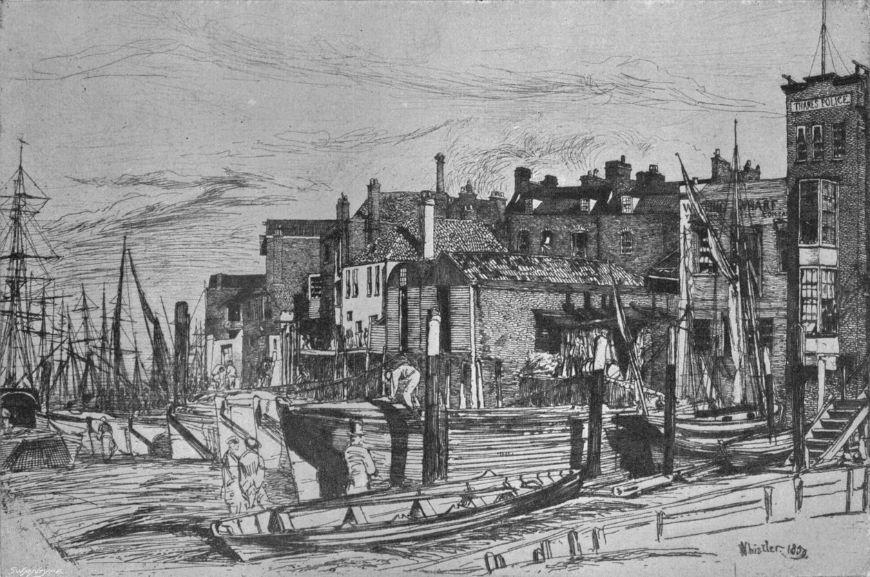 Thames Polisi eskiden Wapping Wharf