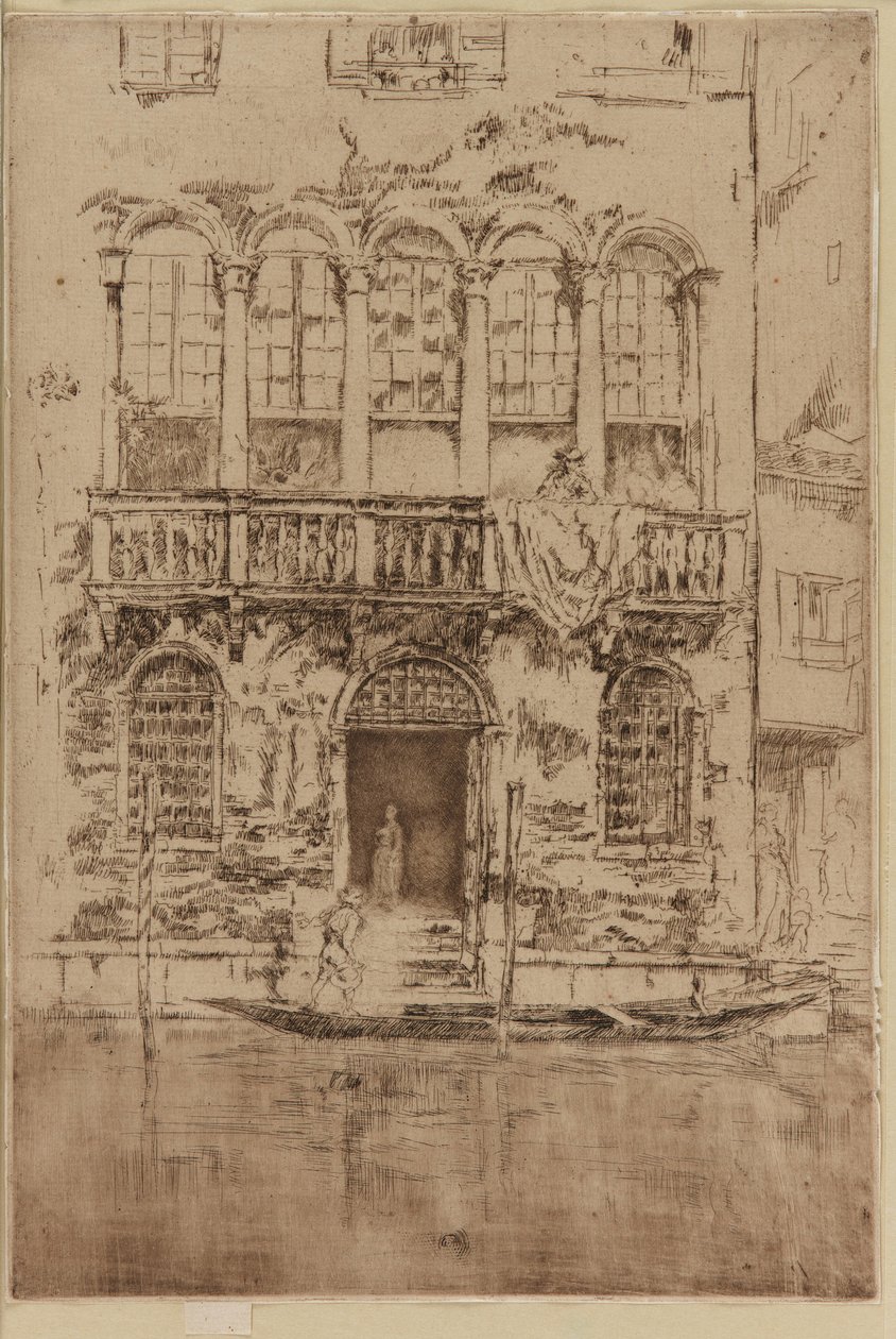 Balkon, 1879-1880. by James Abbott McNeill Whistler