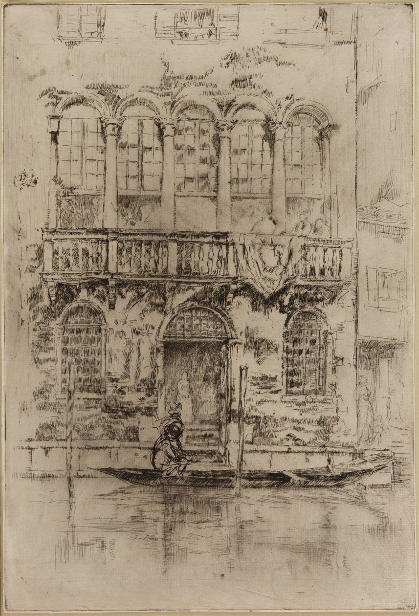 Balkon, 1879-1880. by James Abbott McNeill Whistler