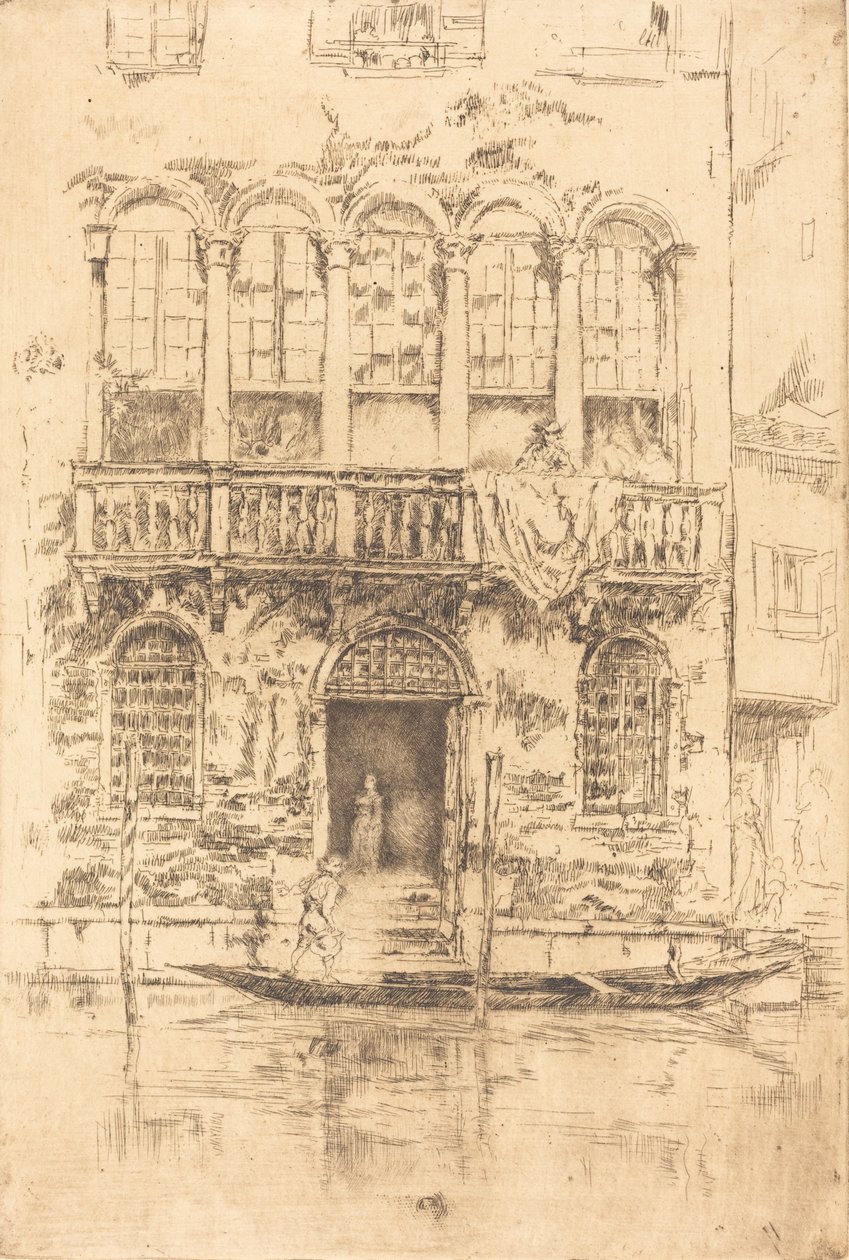 Balkon, 18791880. by James Abbott McNeill Whistler