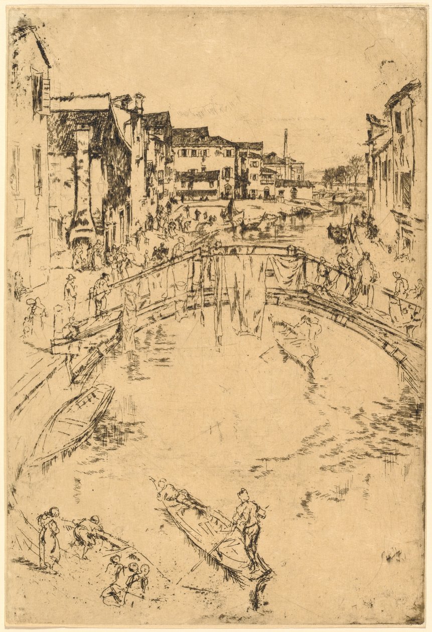 Köprü, 18791880. by James Abbott McNeill Whistler