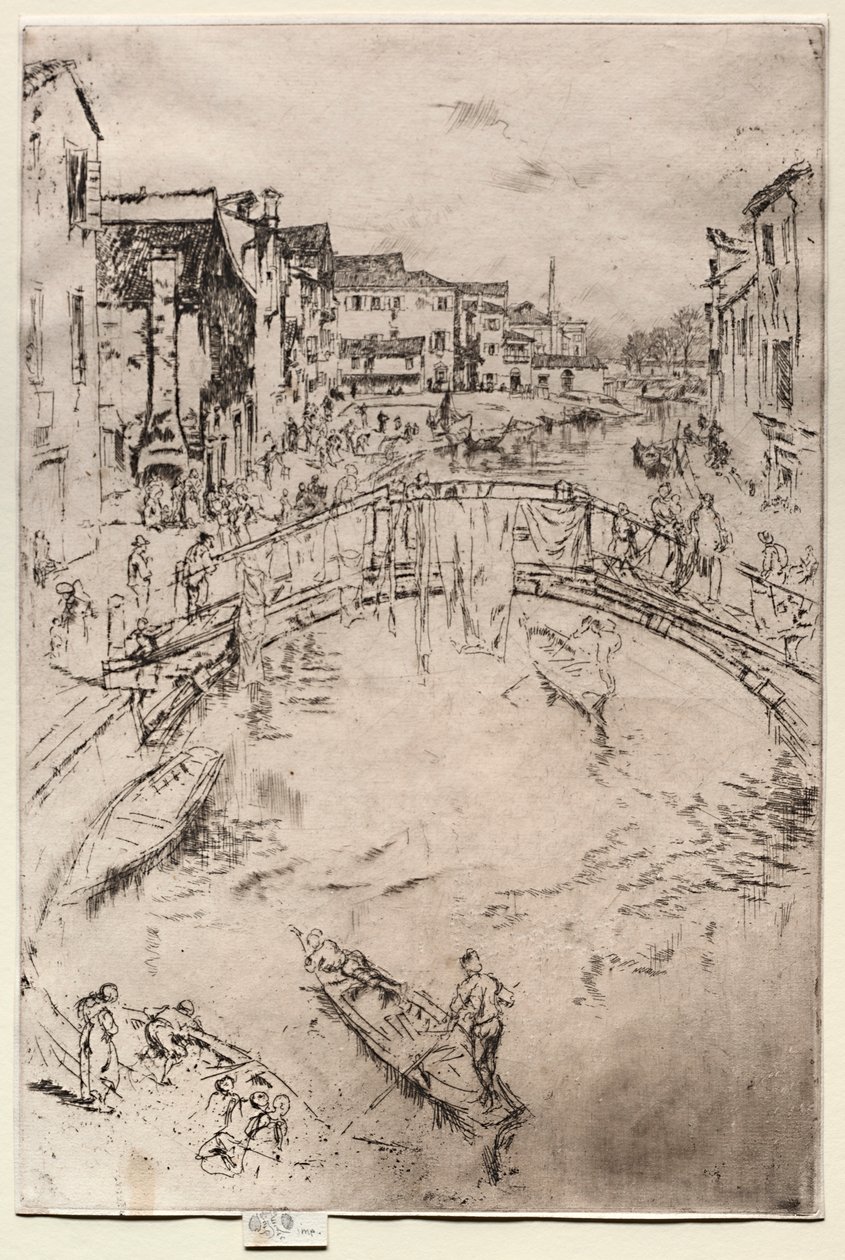 Köprü, 1886. by James Abbott McNeill Whistler