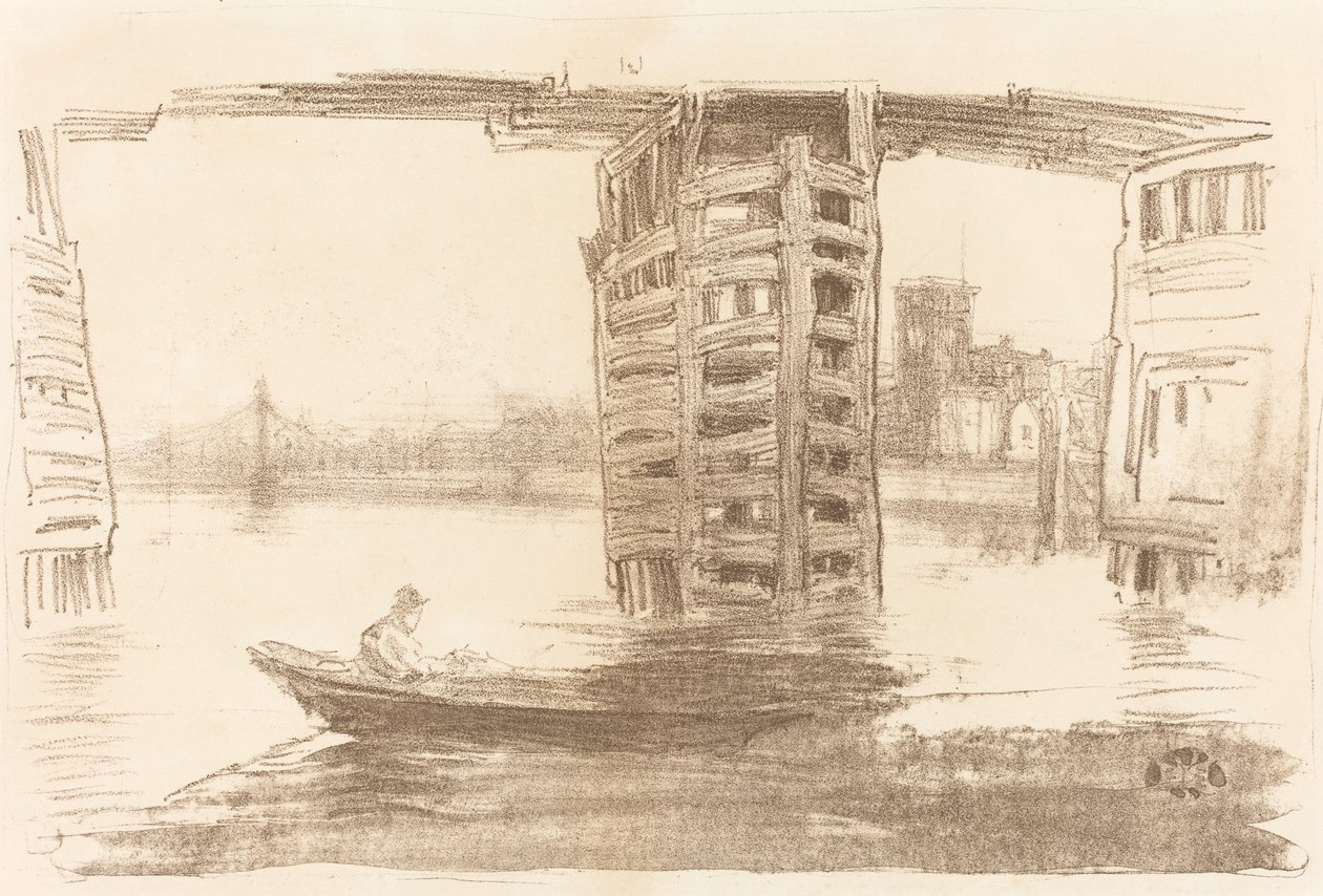 Geniş Köprü, 1878. by James Abbott McNeill Whistler