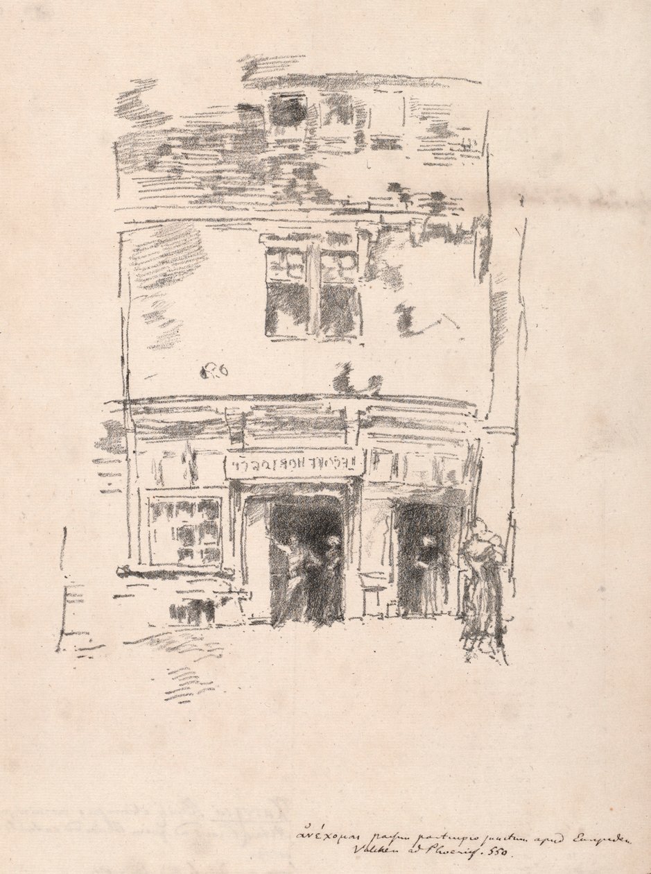 Saatçiler, Paimpol, 1893. by James Abbott McNeill Whistler