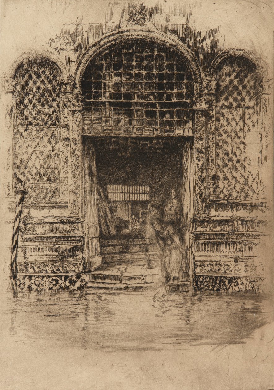 Kapı, 1879-1880. by James Abbott McNeill Whistler