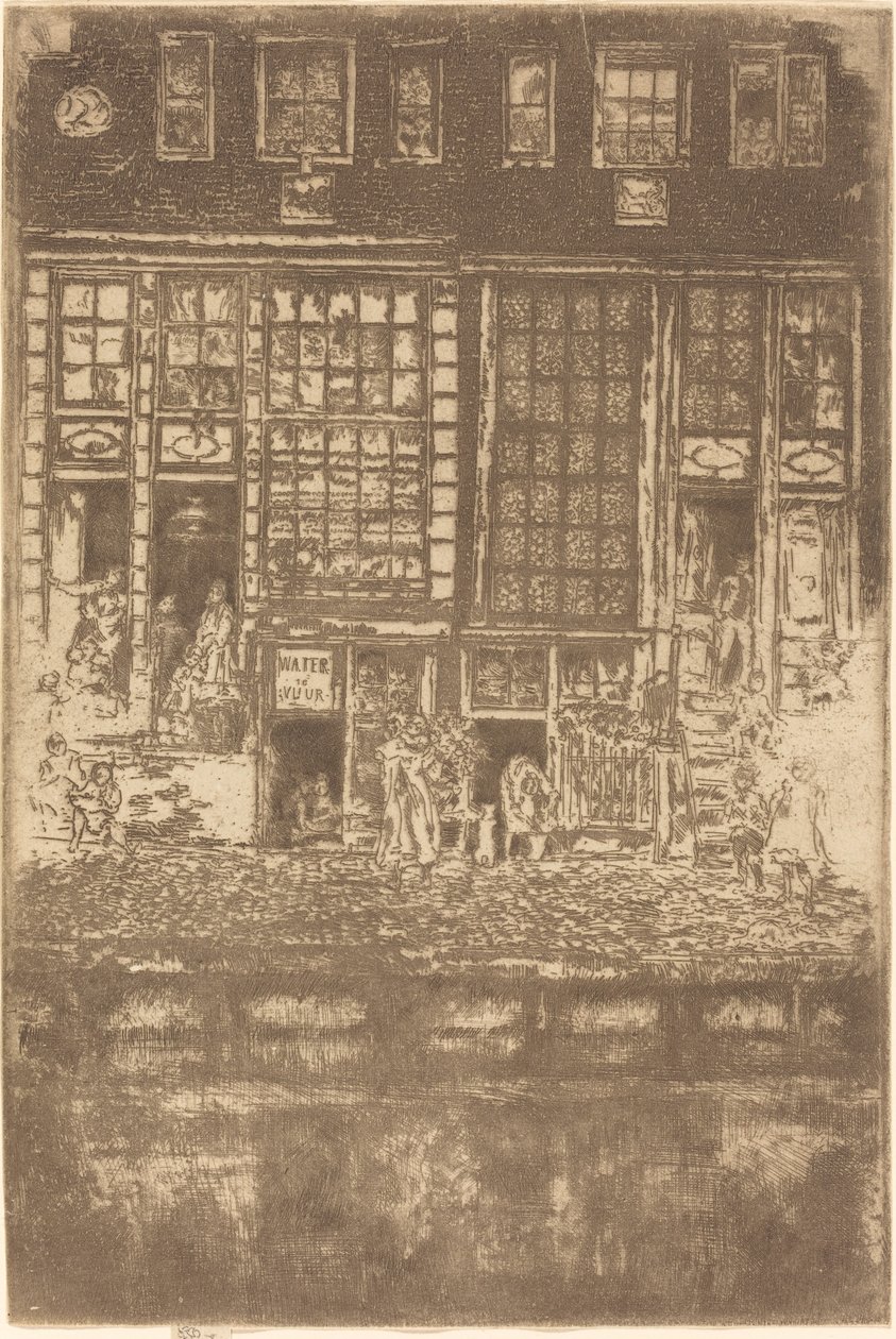İşlemeli Perde, 1889. by James Abbott McNeill Whistler