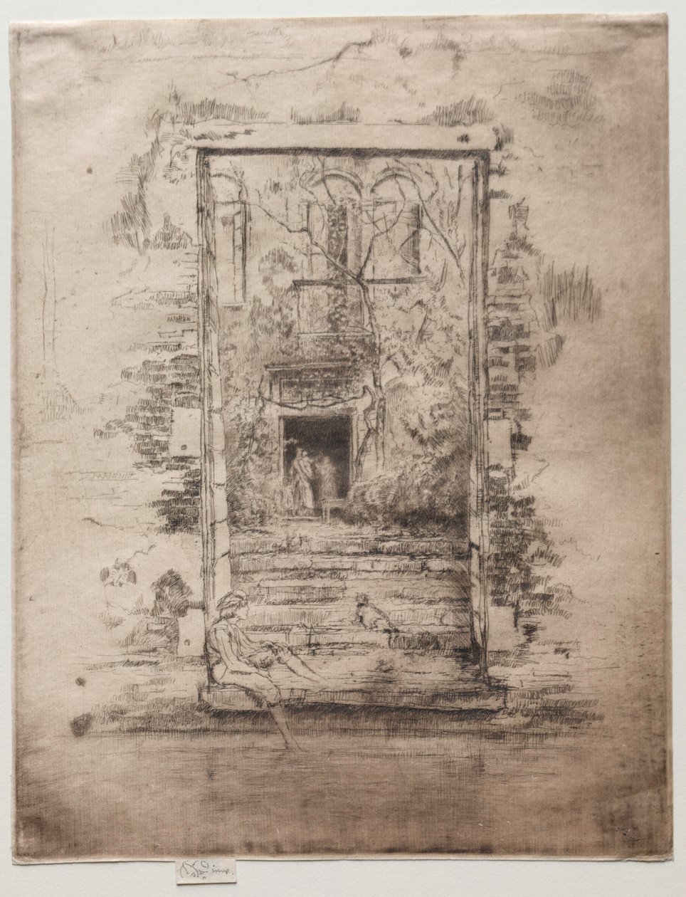 Bahçe. by James Abbott McNeill Whistler