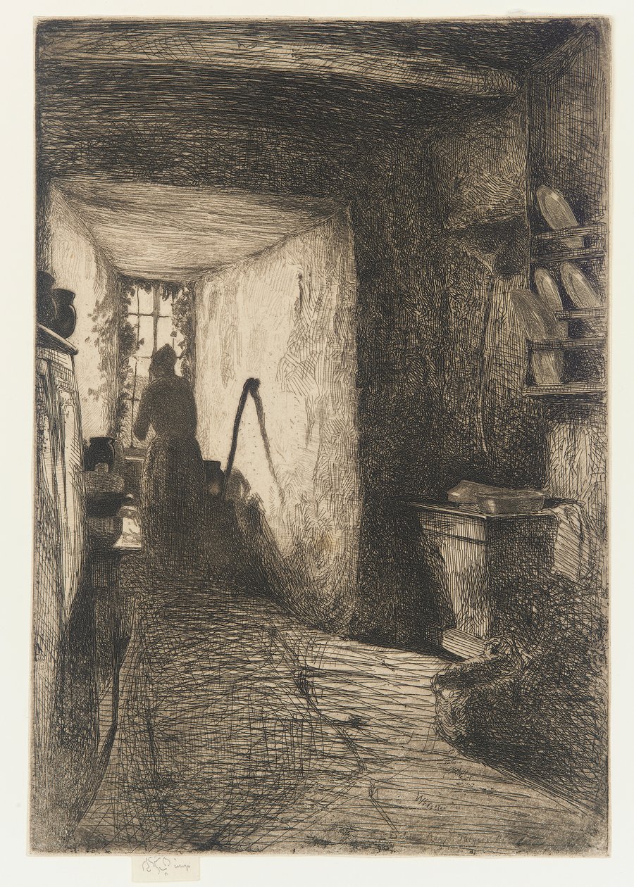 Mutfak, 1858. by James Abbott McNeill Whistler