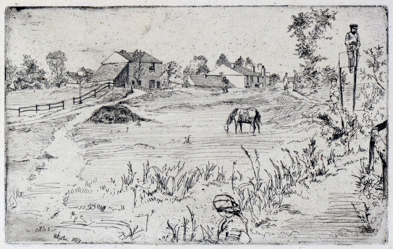 Atlı Manzara by James Abbott McNeill Whistler
