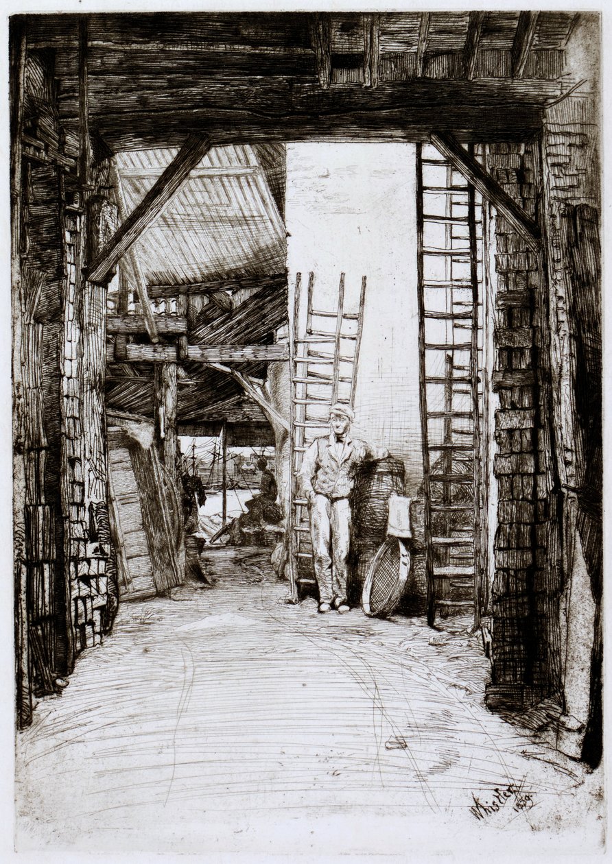 Kireç Brülörü by James Abbott McNeill Whistler