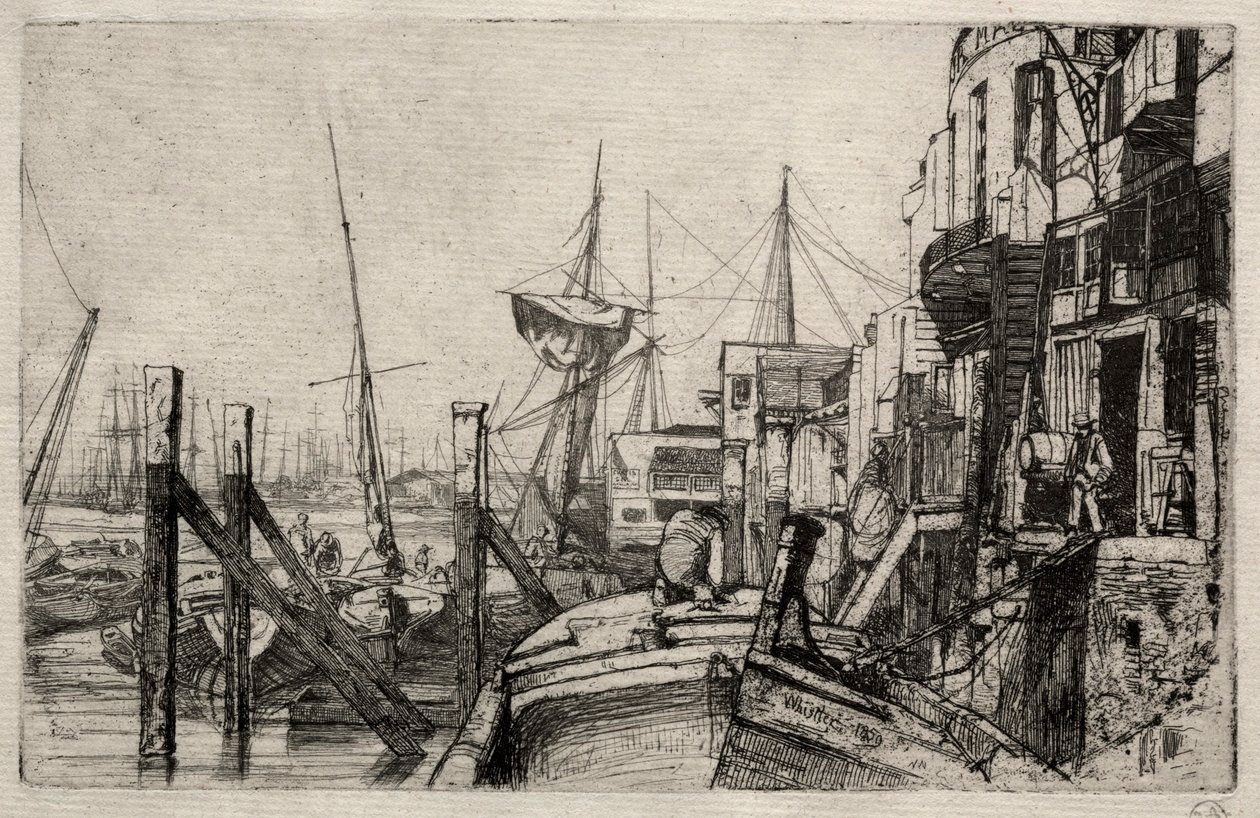 Kireç Evi, 1871. by James Abbott McNeill Whistler