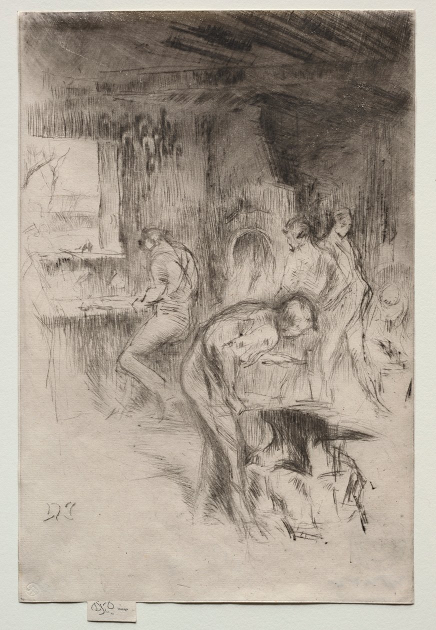 Küçük Forge. by James Abbott McNeill Whistler
