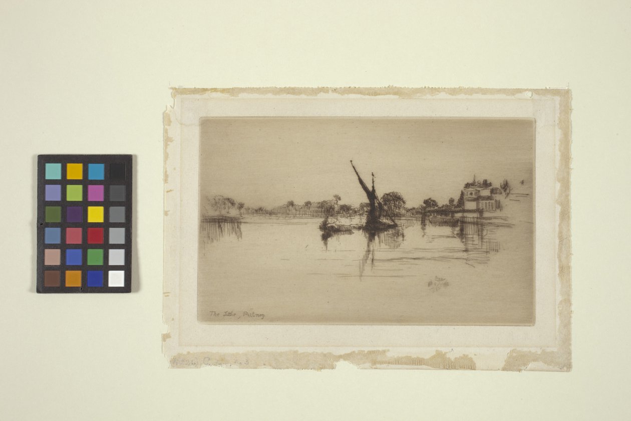 Küçük Putney, No.2 (gravür) by James Abbott McNeill Whistler