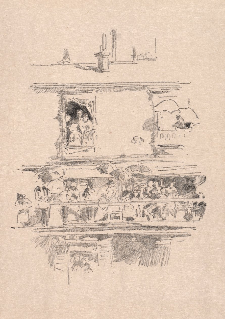 Uzun Balkon, 1894. by James Abbott McNeill Whistler