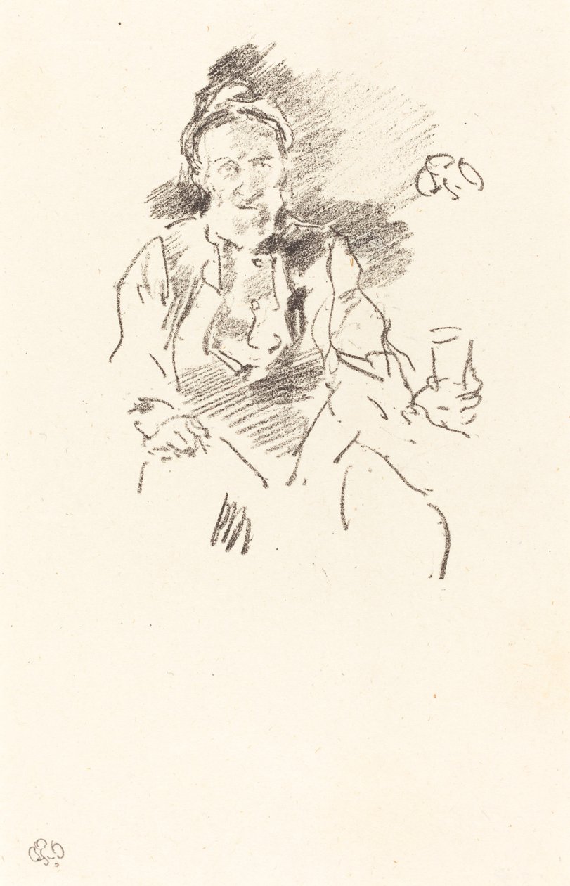 Usta Smith, 1895. by James Abbott McNeill Whistler
