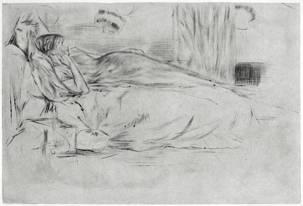 Model, Yatarken, c1864 1904. by James Abbott McNeill Whistler