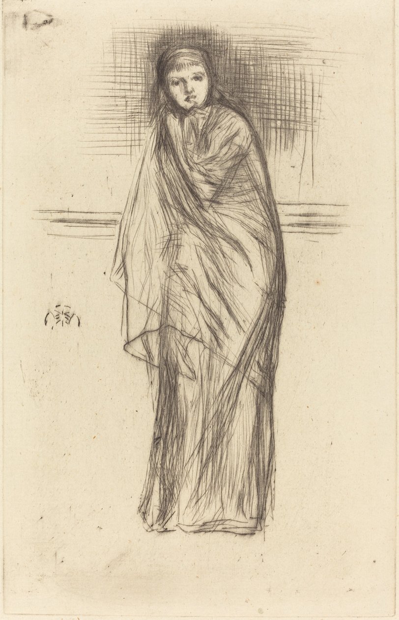 Dinlenme Modeli, 1870. by James Abbott McNeill Whistler