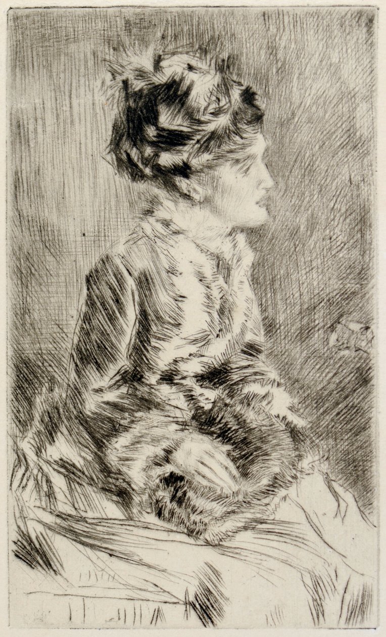 muff by James Abbott McNeill Whistler