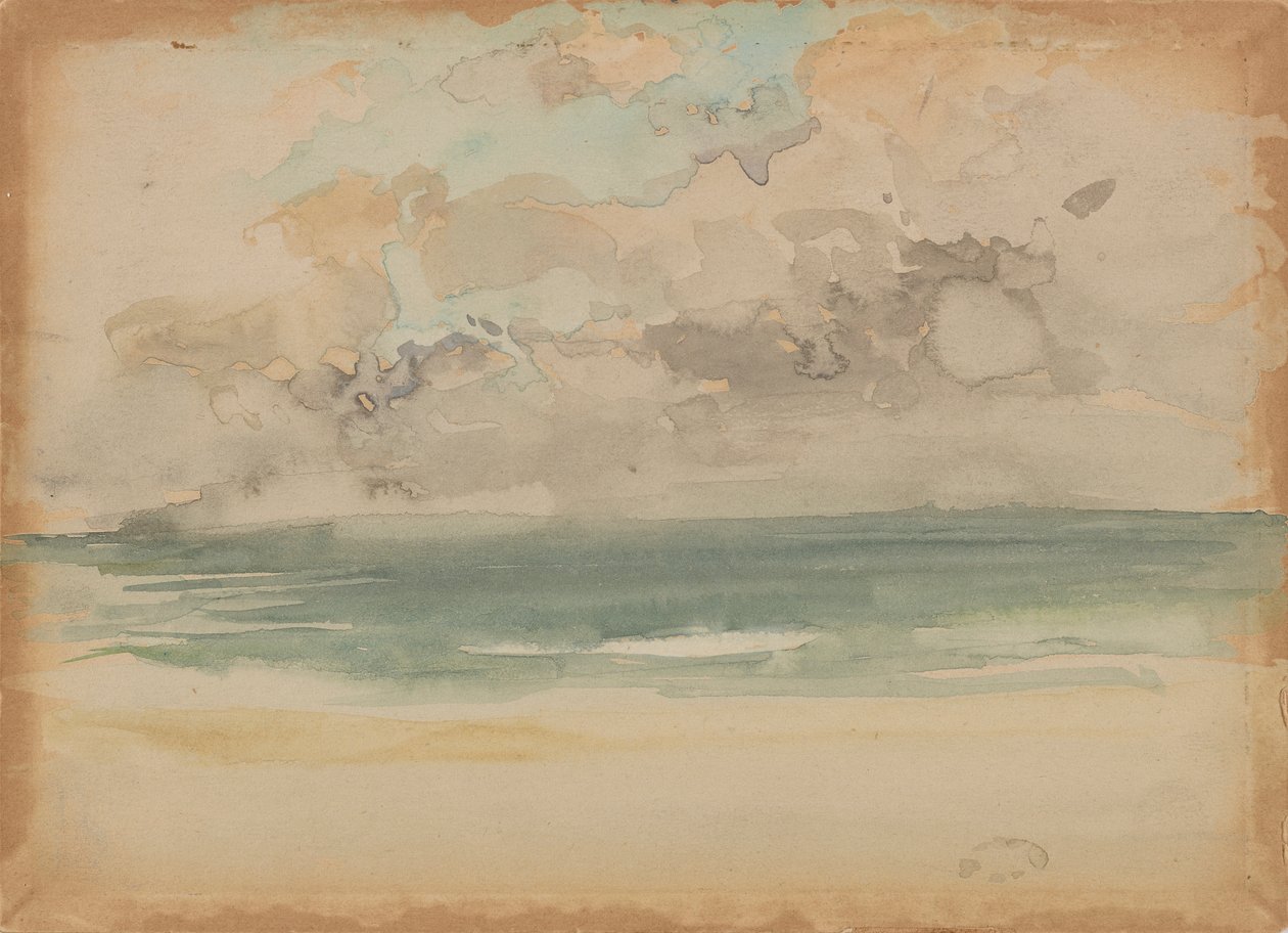 Okyanus Dalgası, 1883-1884. by James Abbott McNeill Whistler