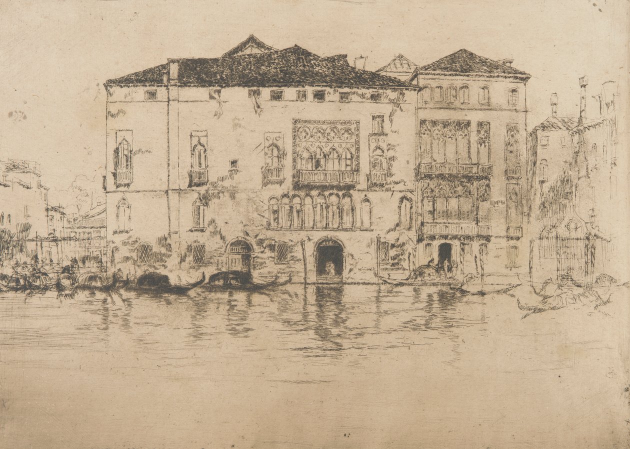 Saraylar, 1879-1880. by James Abbott McNeill Whistler