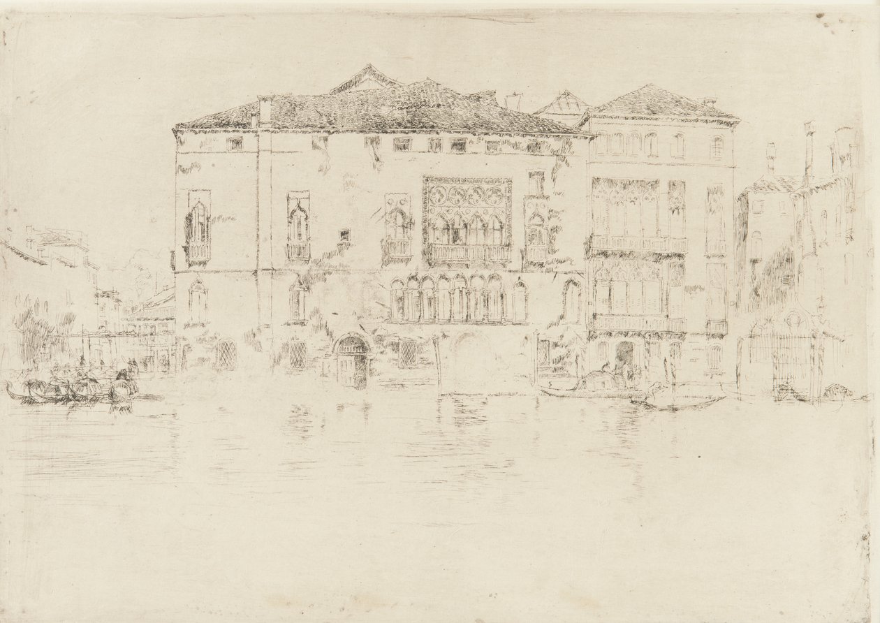 Saraylar, 1879-1880. by James Abbott McNeill Whistler
