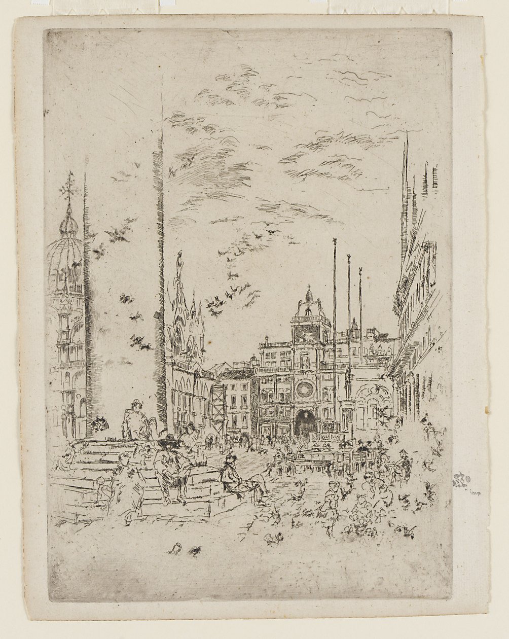 Piazzetta by James Abbott McNeill Whistler