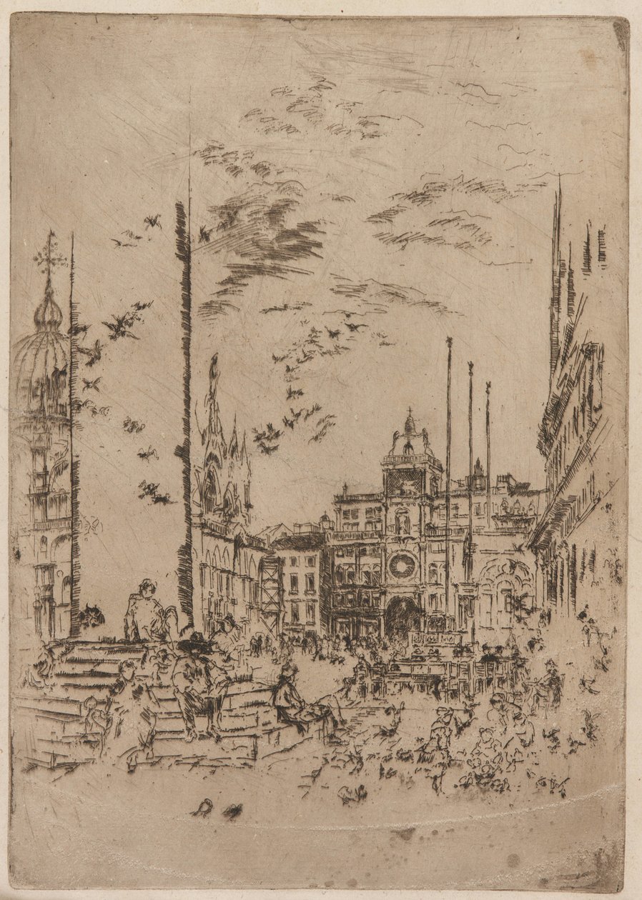 Piazzetta, 1879-1880. by James Abbott McNeill Whistler