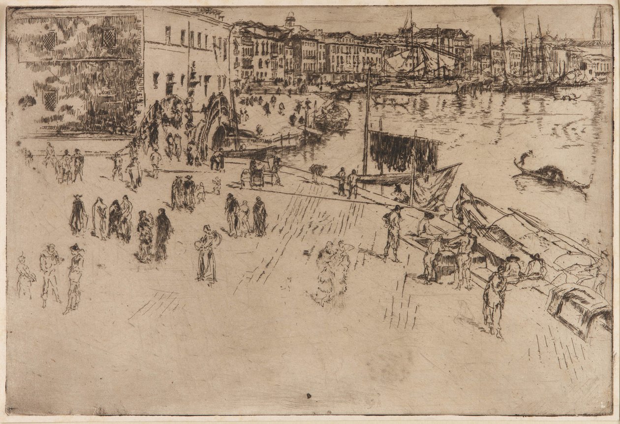 Riva, 1879-1880. by James Abbott McNeill Whistler