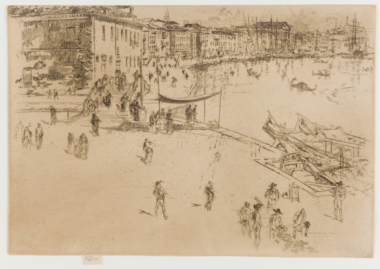 Riva, No. 2, 1879-1880. by James Abbott McNeill Whistler