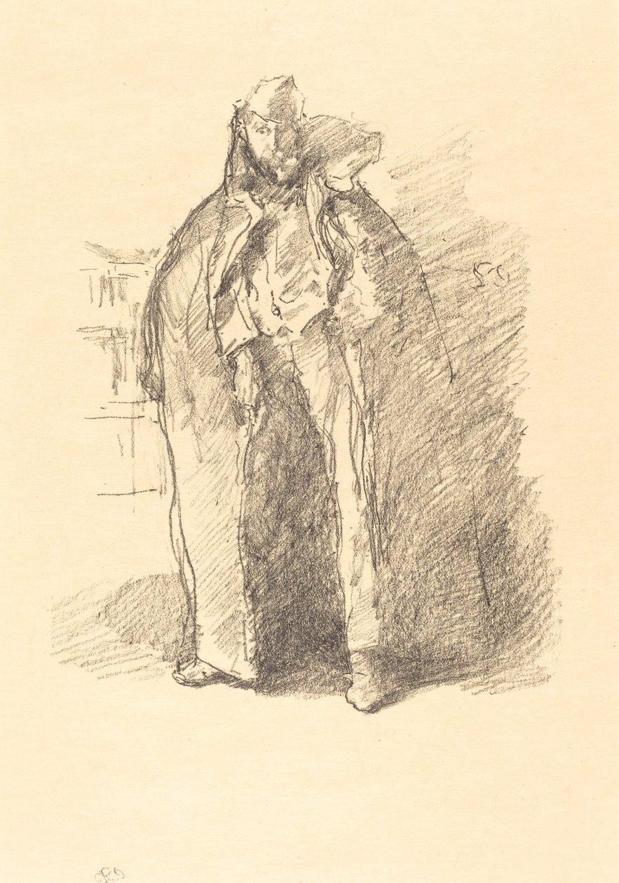 Rus Schube, 1896. by James Abbott McNeill Whistler