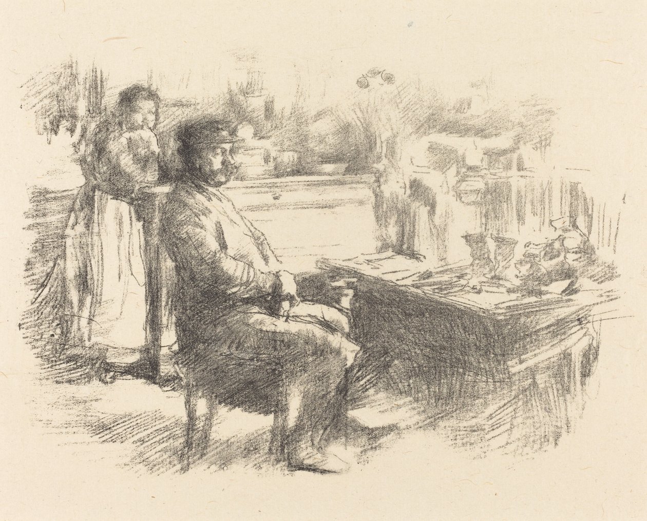 Ayakkabıcı, 1896. by James Abbott McNeill Whistler