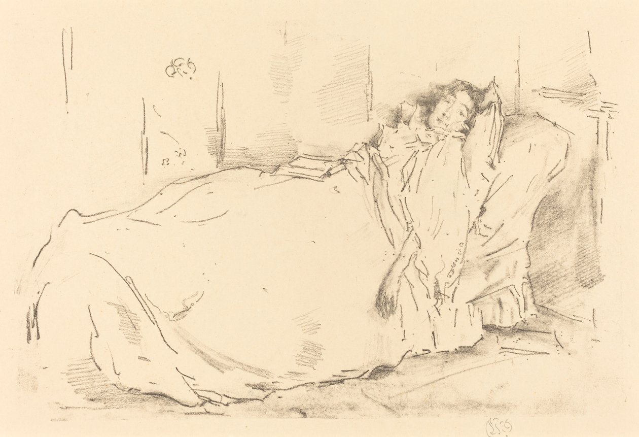 Siesta, 1896. by James Abbott McNeill Whistler