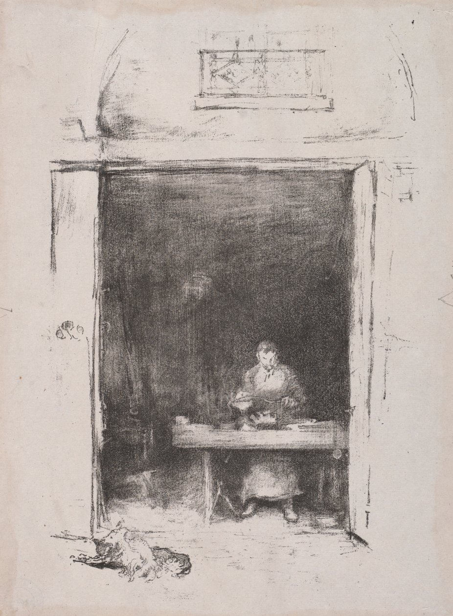 Smith: Passage du Dragon, 1894. by James Abbott McNeill Whistler