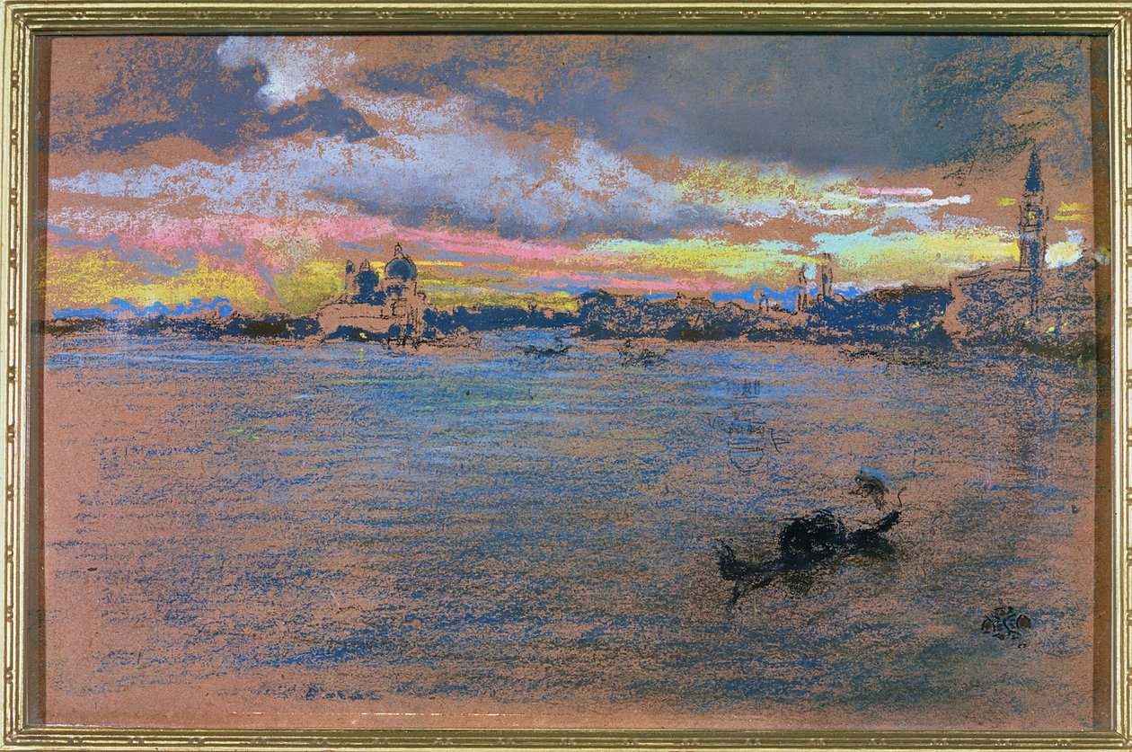 Fırtına - Gün Batımı, 1880 by James Abbott McNeill Whistler