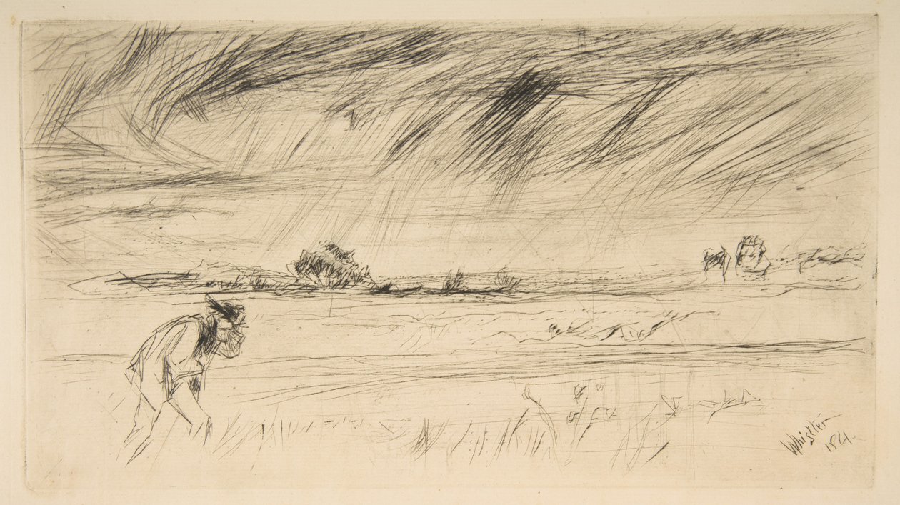 Fırtına, 1861. by James Abbott McNeill Whistler