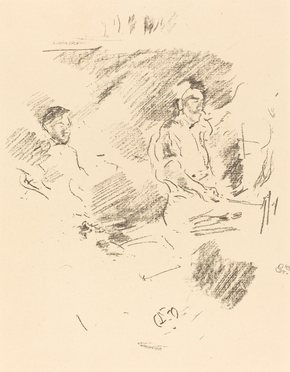 Güçlü Kol, 1895. by James Abbott McNeill Whistler