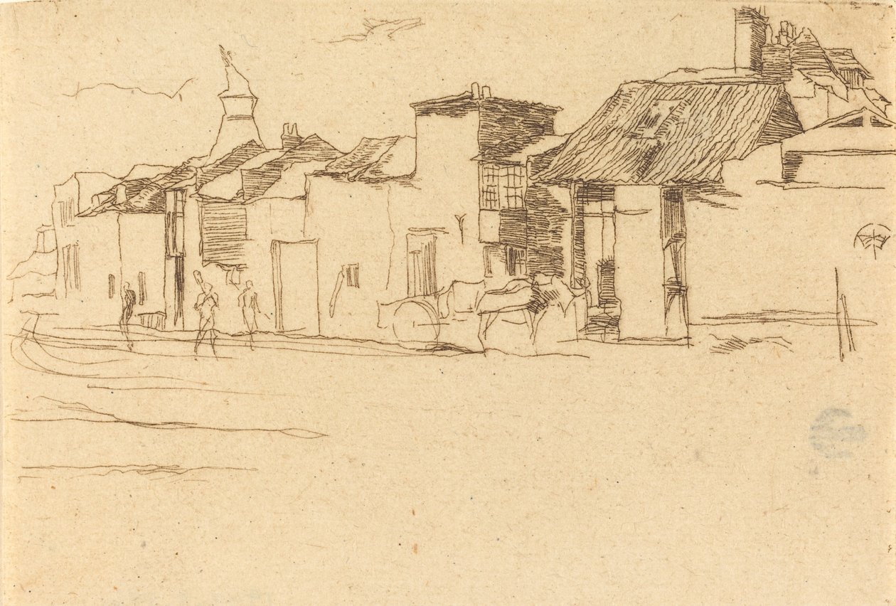 Kuğu, Chelsea, 1872. by James Abbott McNeill Whistler