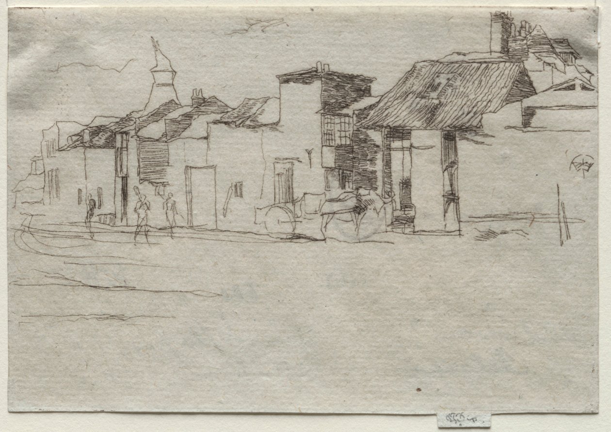 Kuğu, Chelsea, c. 1870. by James Abbott McNeill Whistler
