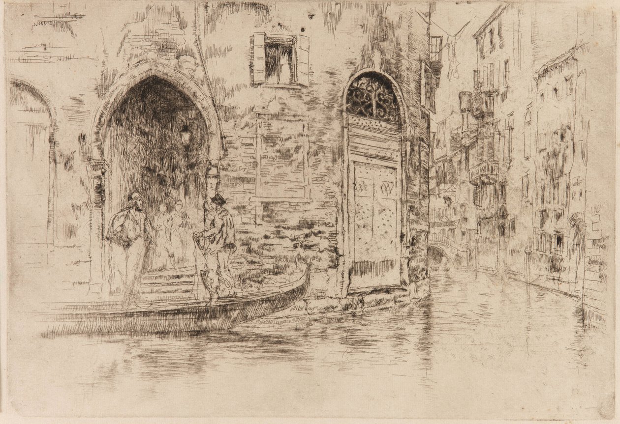 İki Kapı, 1879-1880. by James Abbott McNeill Whistler