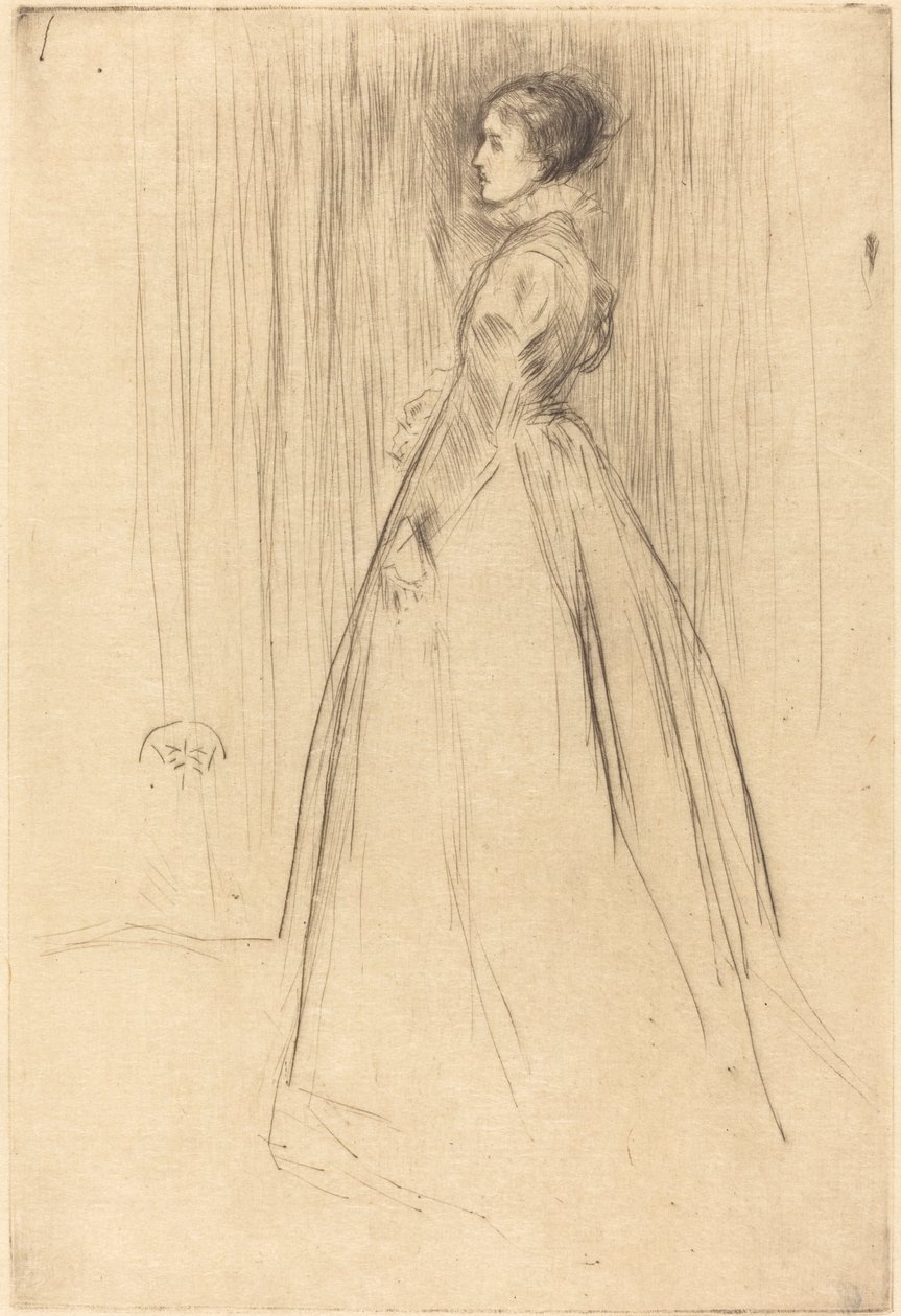 Kadife Elbise, 1873. by James Abbott McNeill Whistler