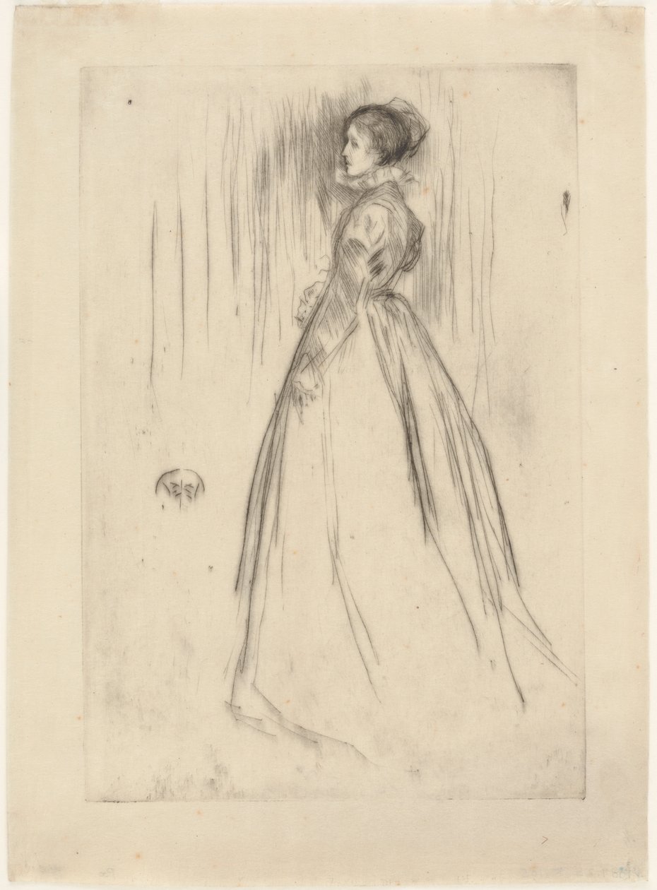 Kadife Elbise Bayan Leyland, 1873. by James Abbott McNeill Whistler