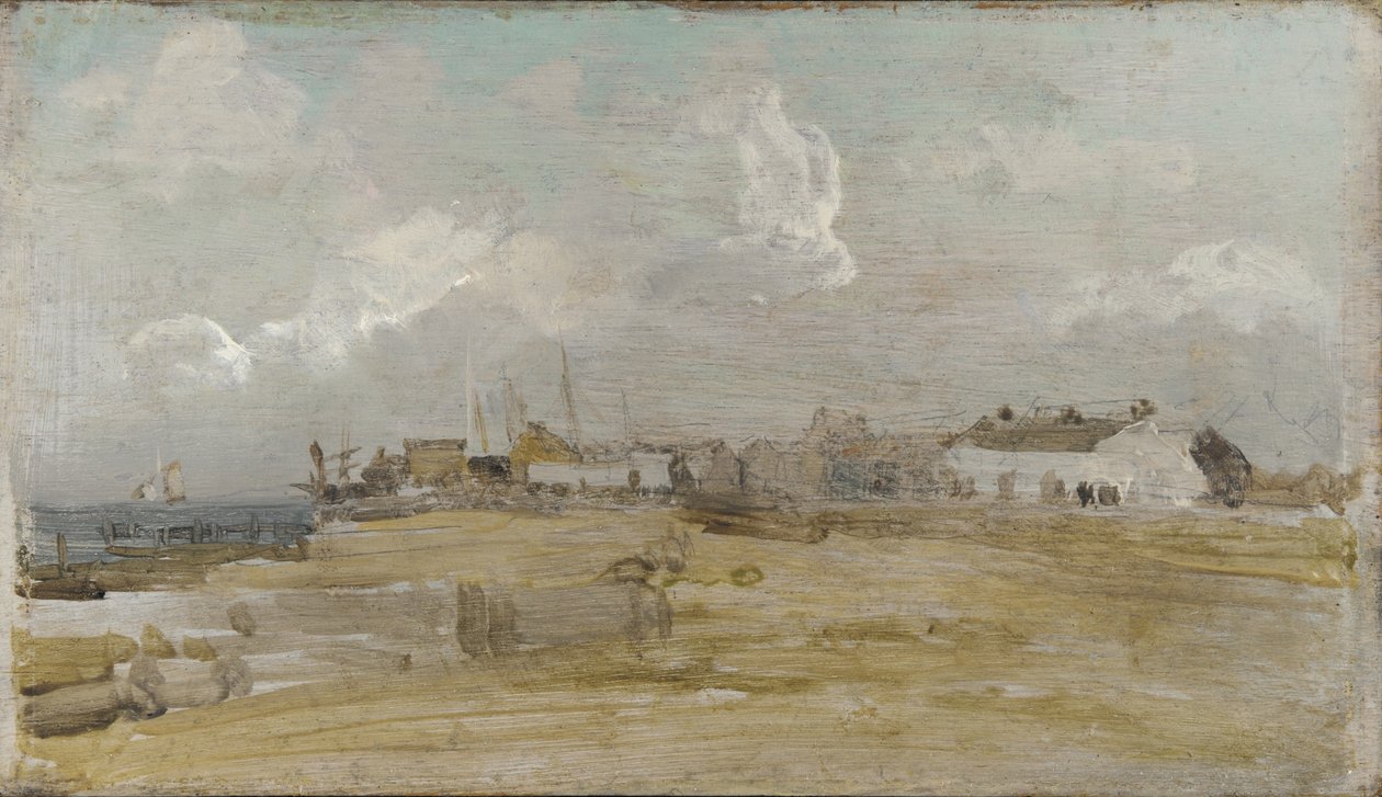 Beyaz Saray, c.1884-85 (ahşap panel üzerine yağlı boya) by James Abbott McNeill Whistler