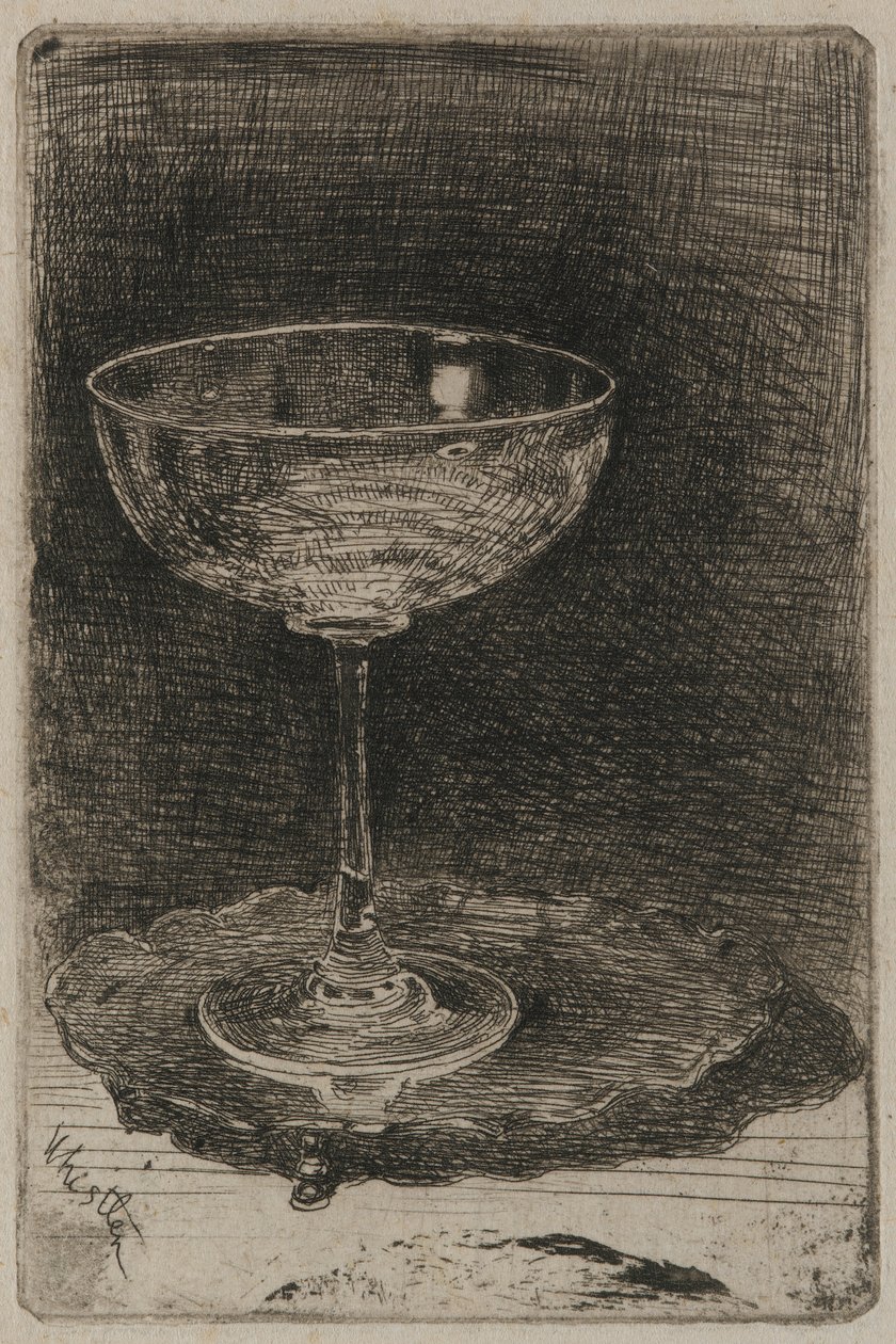 Şarap Kadehi, 1858. by James Abbott McNeill Whistler